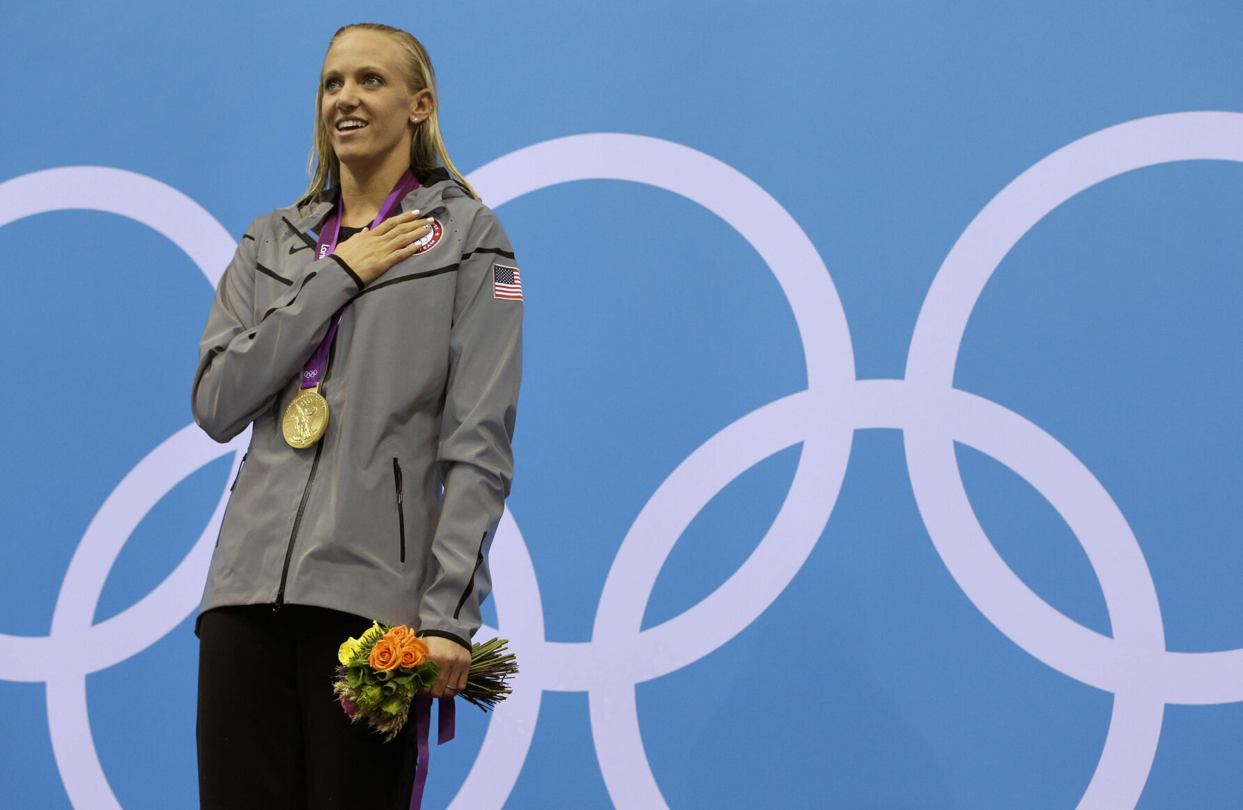 2012: Dana Vollmer sets world record to win 100-meter butterfly at London Games